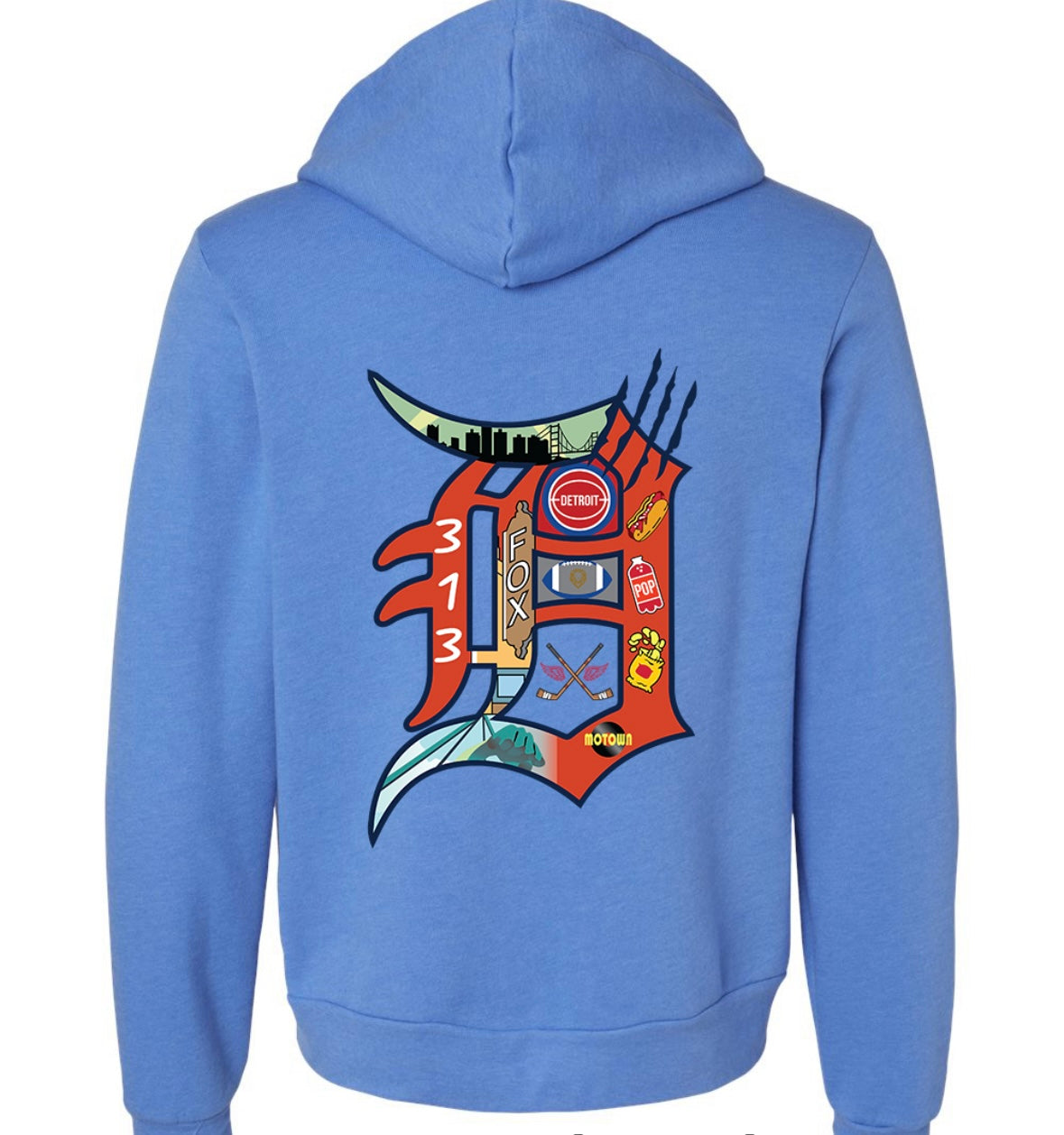 Detroit Zip Sweatshirt