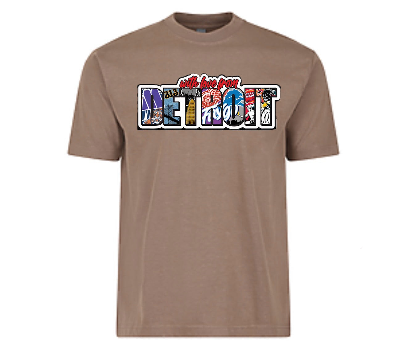 Wlfd t-shirt latte