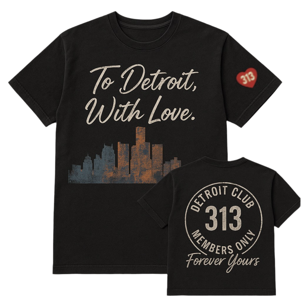 To Detroit, With Love T-Shirt
