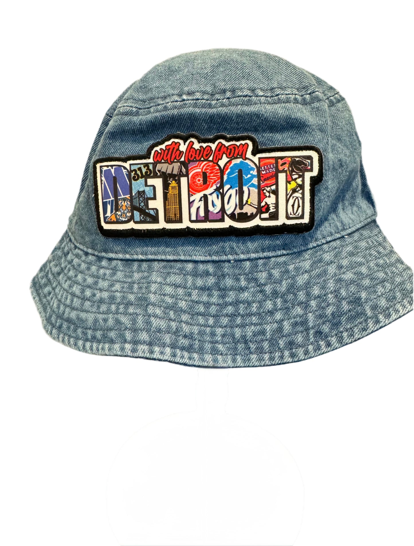 Detroit Bucket Hat-Light Denim