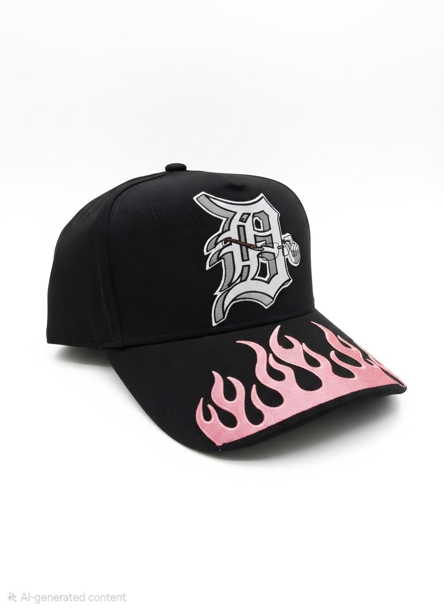 D Wears Carti Pink Flame Hat