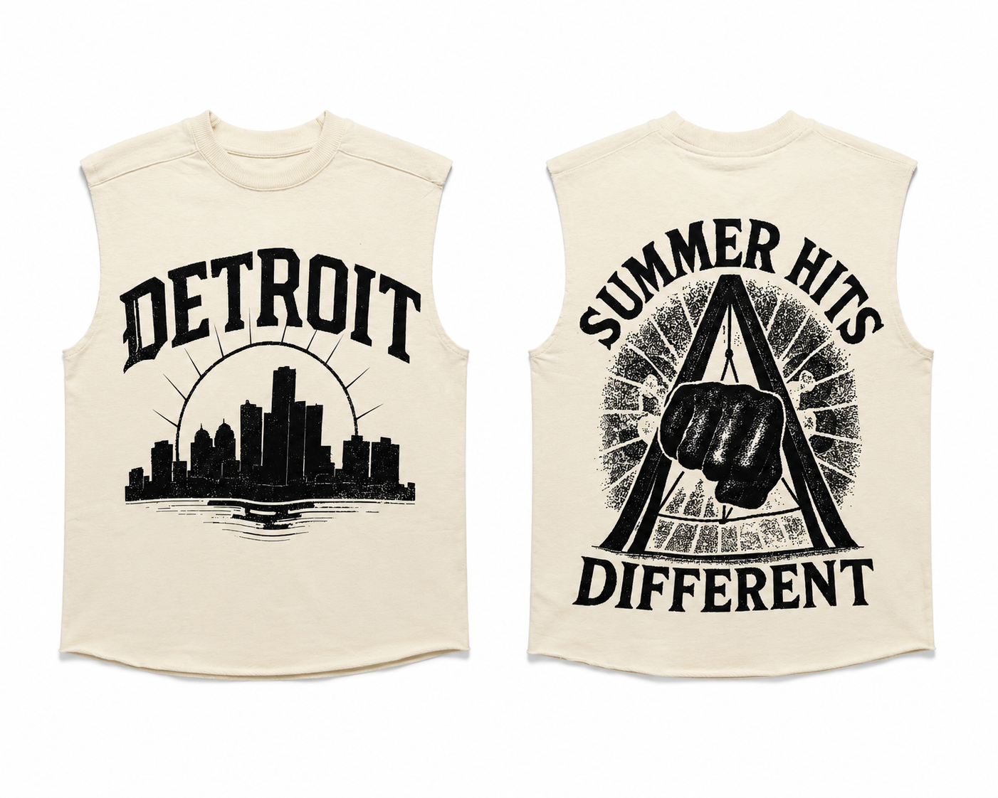 Summer Hits Different Muscle Tee