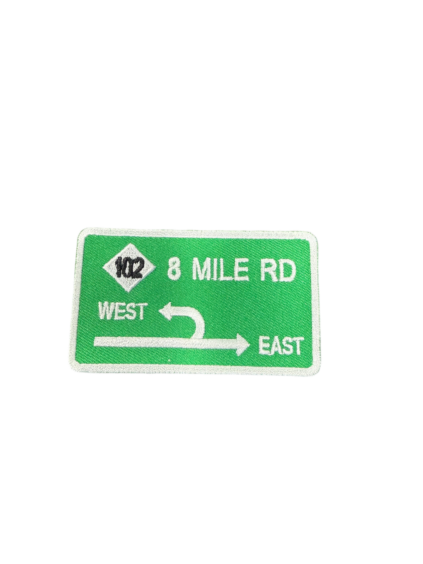 8 mile iron on patch