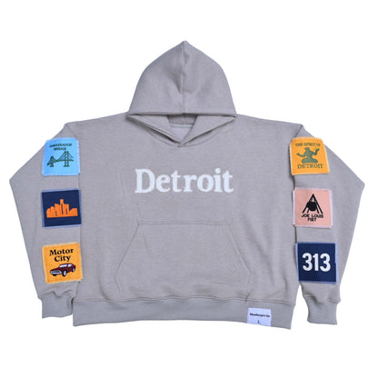 Iconic Patch Hoodie (gray)