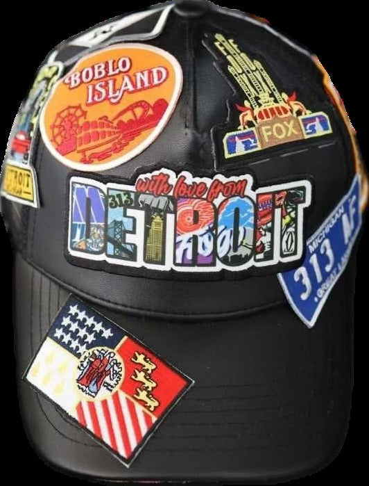 All Over Detroit Patch Hat