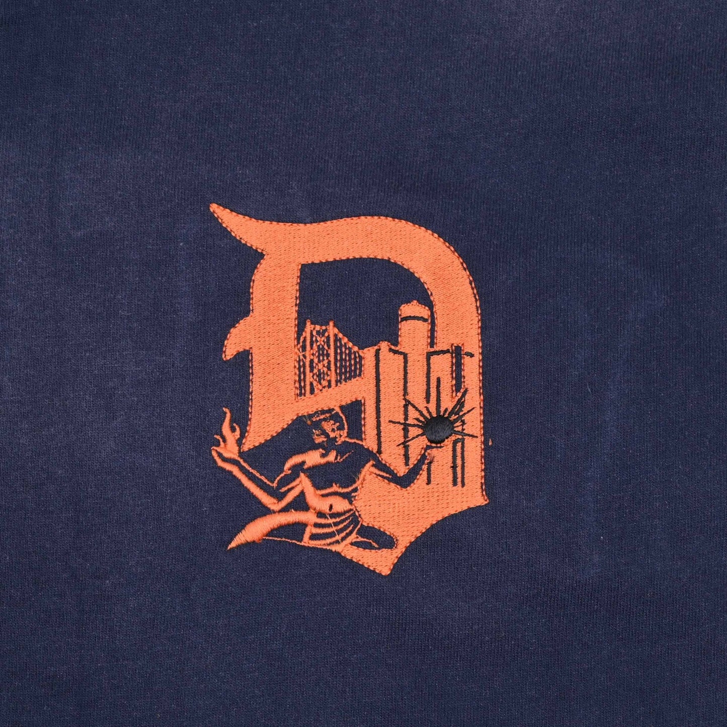 Big Detroit Energy Acid Wash (Navy & Orange)