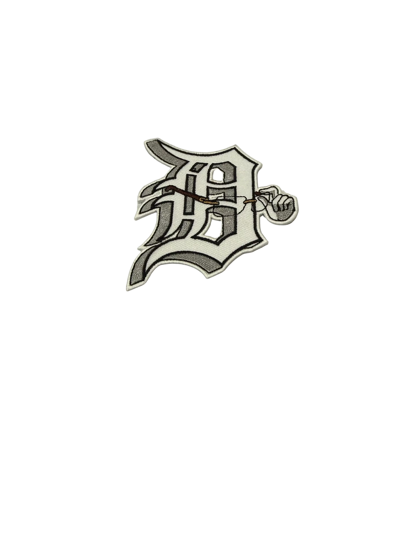 Detroit Wears Carti patch (black & silver)