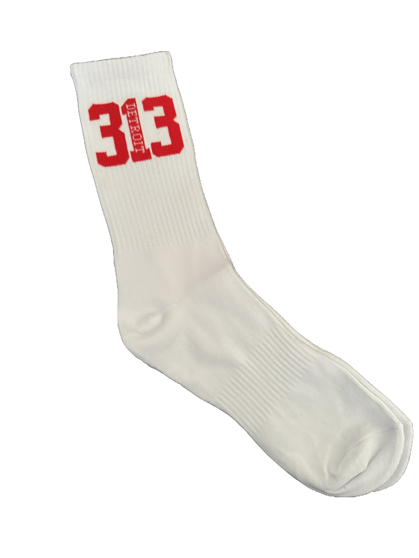 313 socks (white and red)