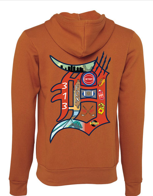 Detroit Zip Sweatshirt