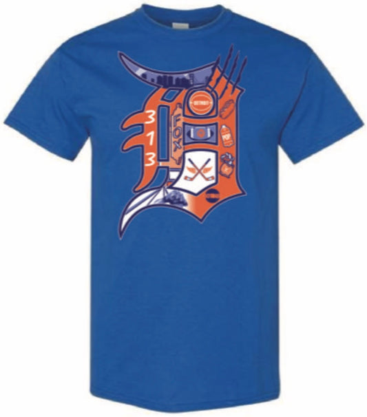 Royal Blue Short Sleeve T-Shirt